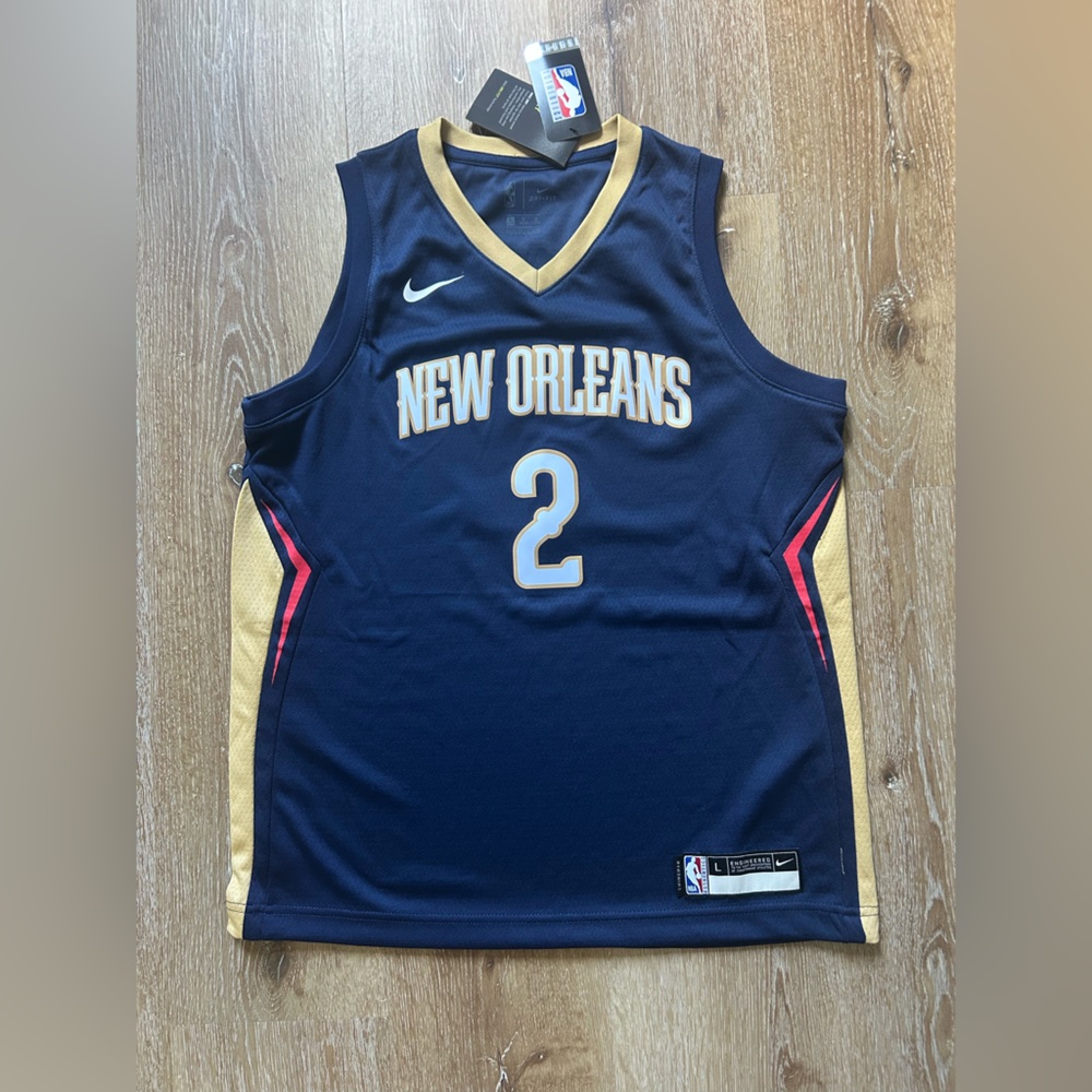 NWT Youth NBA New Orleans Pelicans Jersey - Lonzo Ball